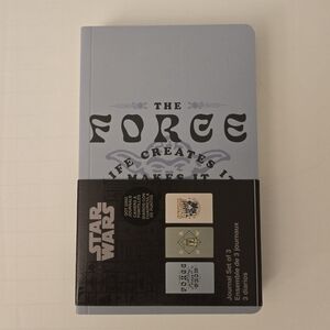 Bundle of 3 Disney Store mini Star Wars notebooks NEW 8x6